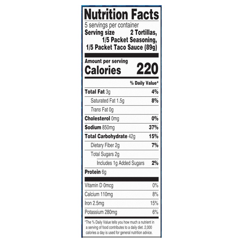 slide 5 of 5, Ortega Soft Taco Kit 1 ea, 1 ct