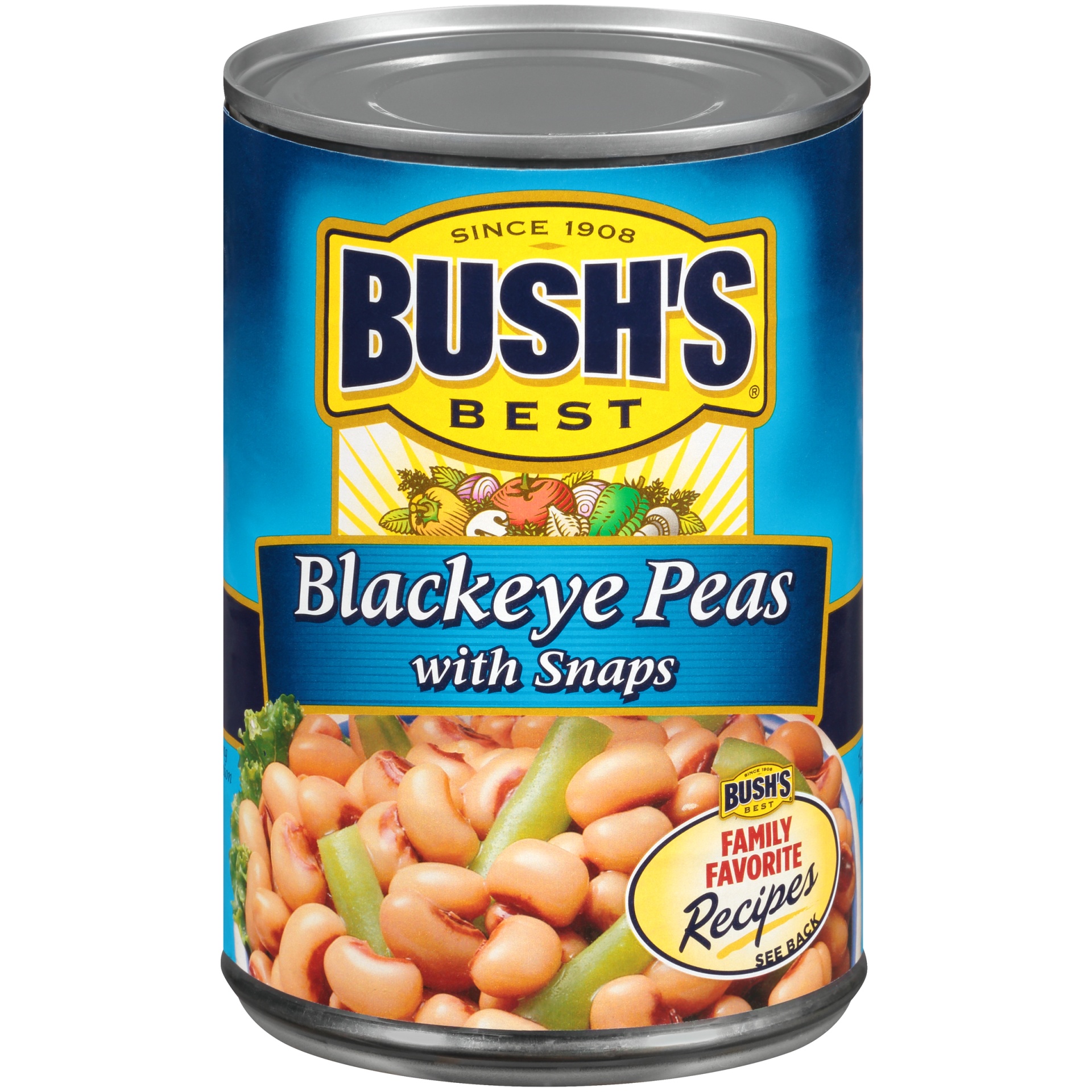 slide 3 of 5, Bush's Best Bush's Blackeye Peas with Snaps 15.8 oz, 15.8 oz