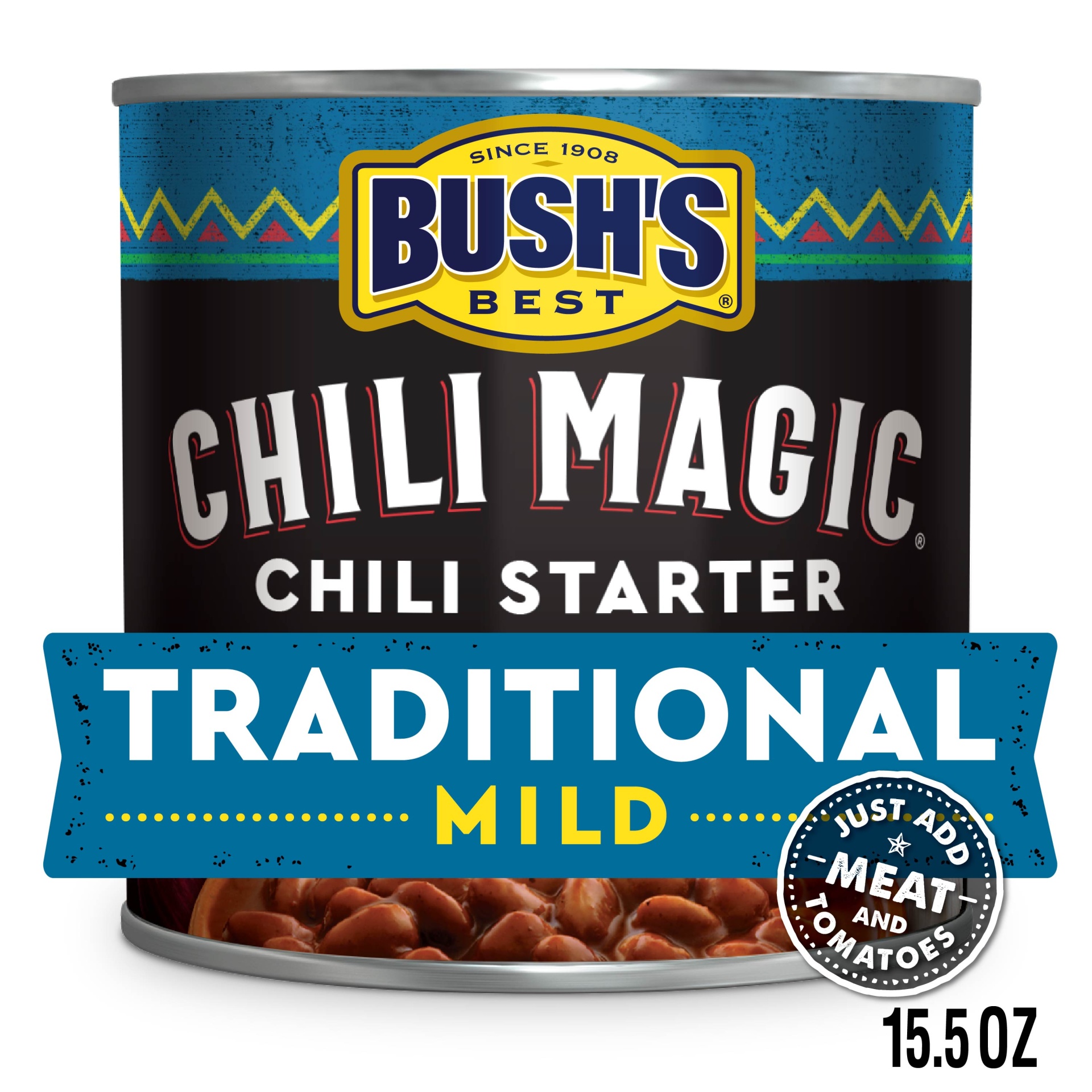 slide 5 of 5, Bush's Best Bush's Chili Magic Classic Homestyle 15.5 oz, 15.5 oz