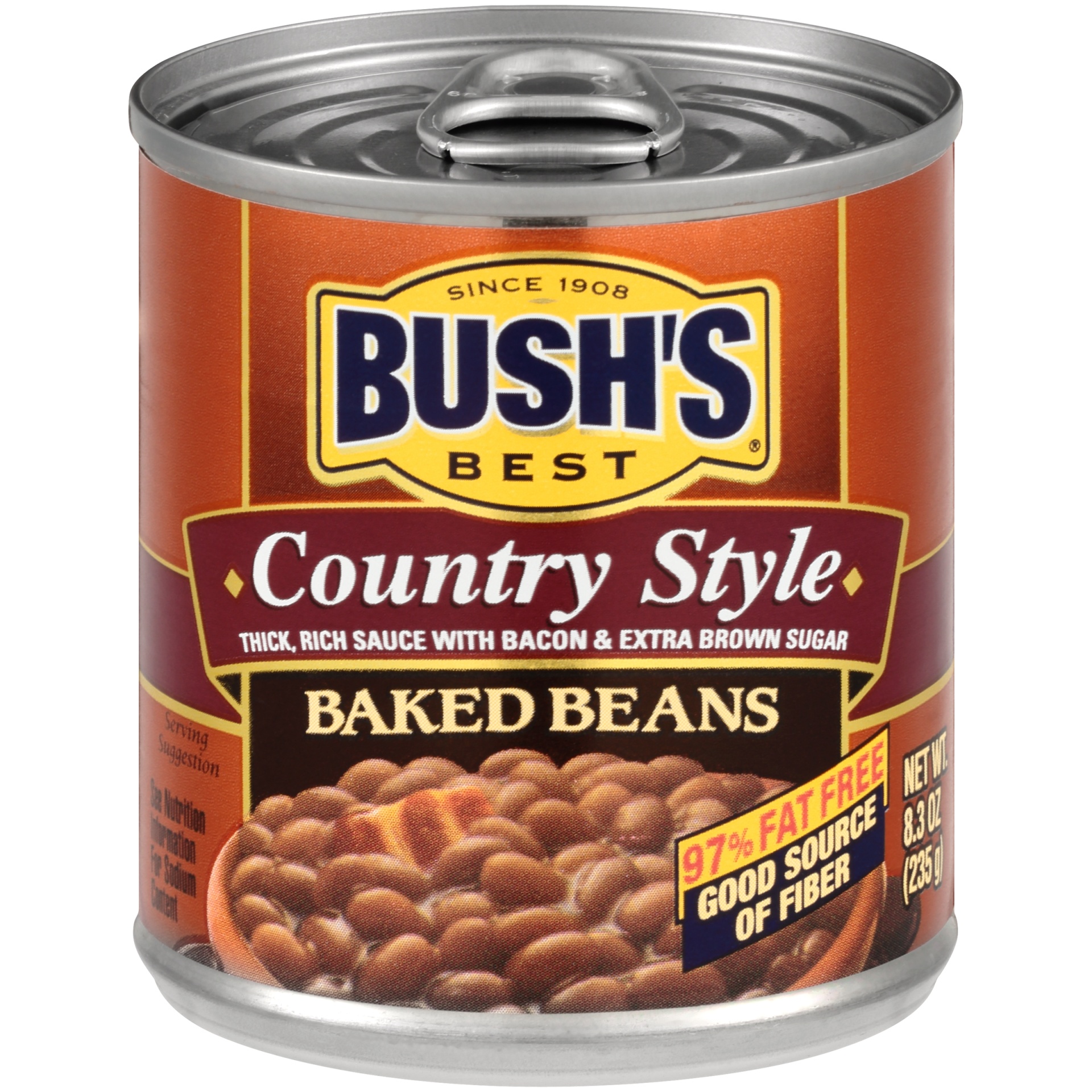 slide 4 of 6, Bush's Best Bush's Country Style Baked Beans 8.3 oz, 8.3 oz