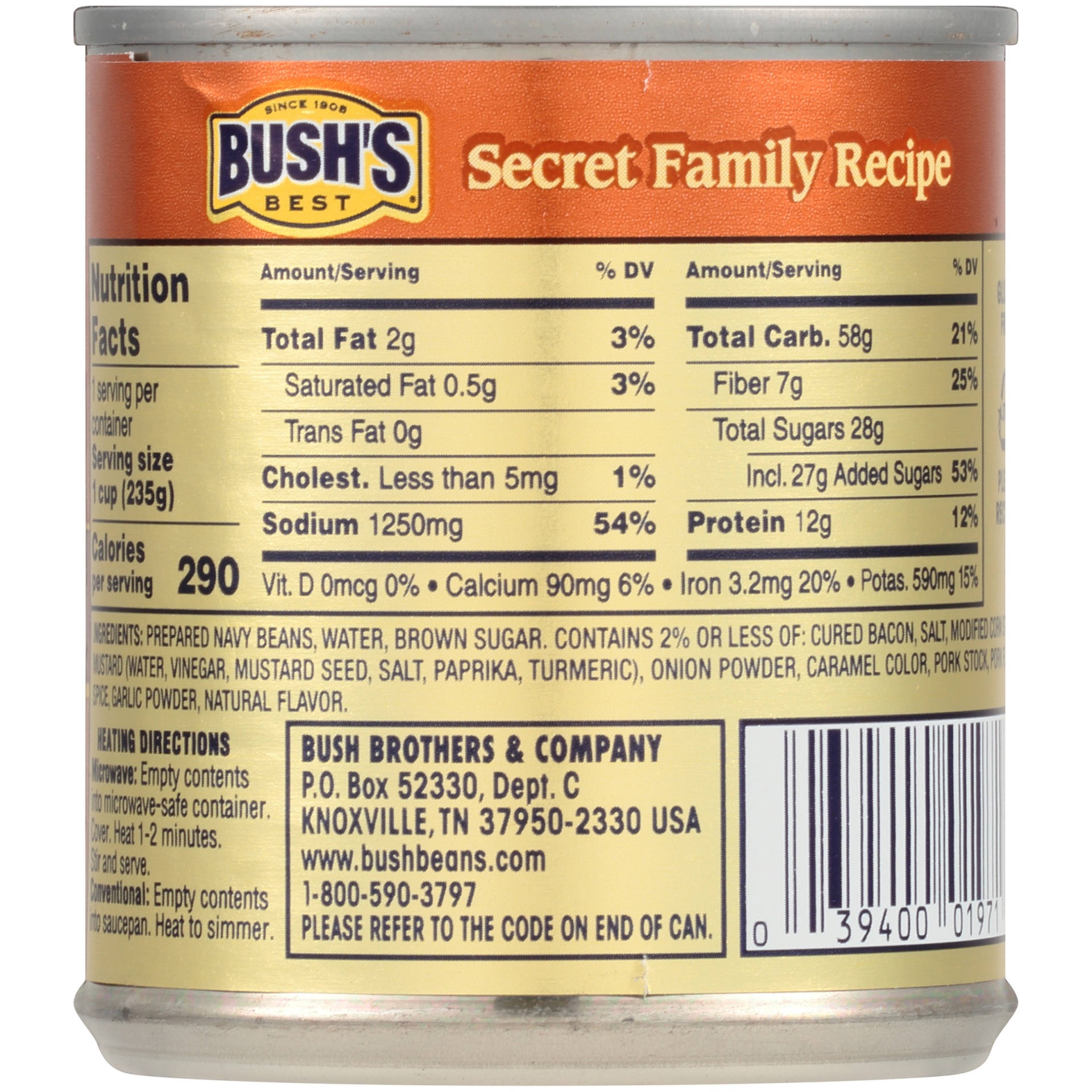 slide 5 of 6, Bush's Best Bush's Country Style Baked Beans 8.3 oz, 8.3 oz