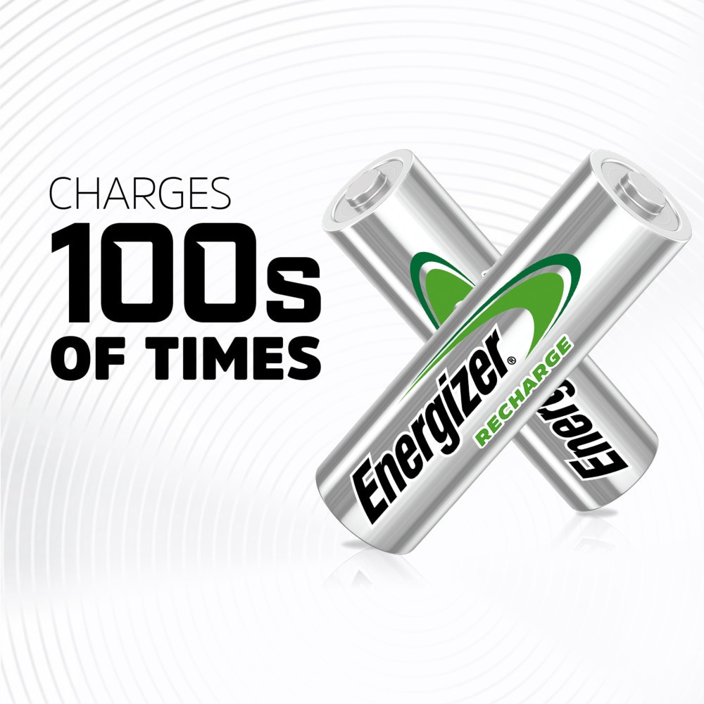 slide 2 of 6, Energizer Recharge Universal AA Rechargeable Batteries 8-Pack, 8 ct