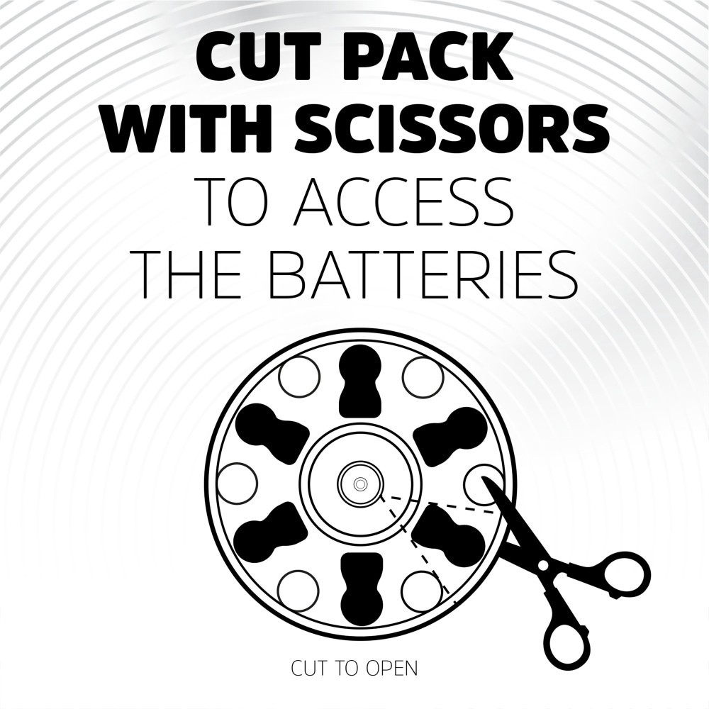 slide 4 of 6, Energizer Hearing Aid Battery 13 Orange, 6 ct