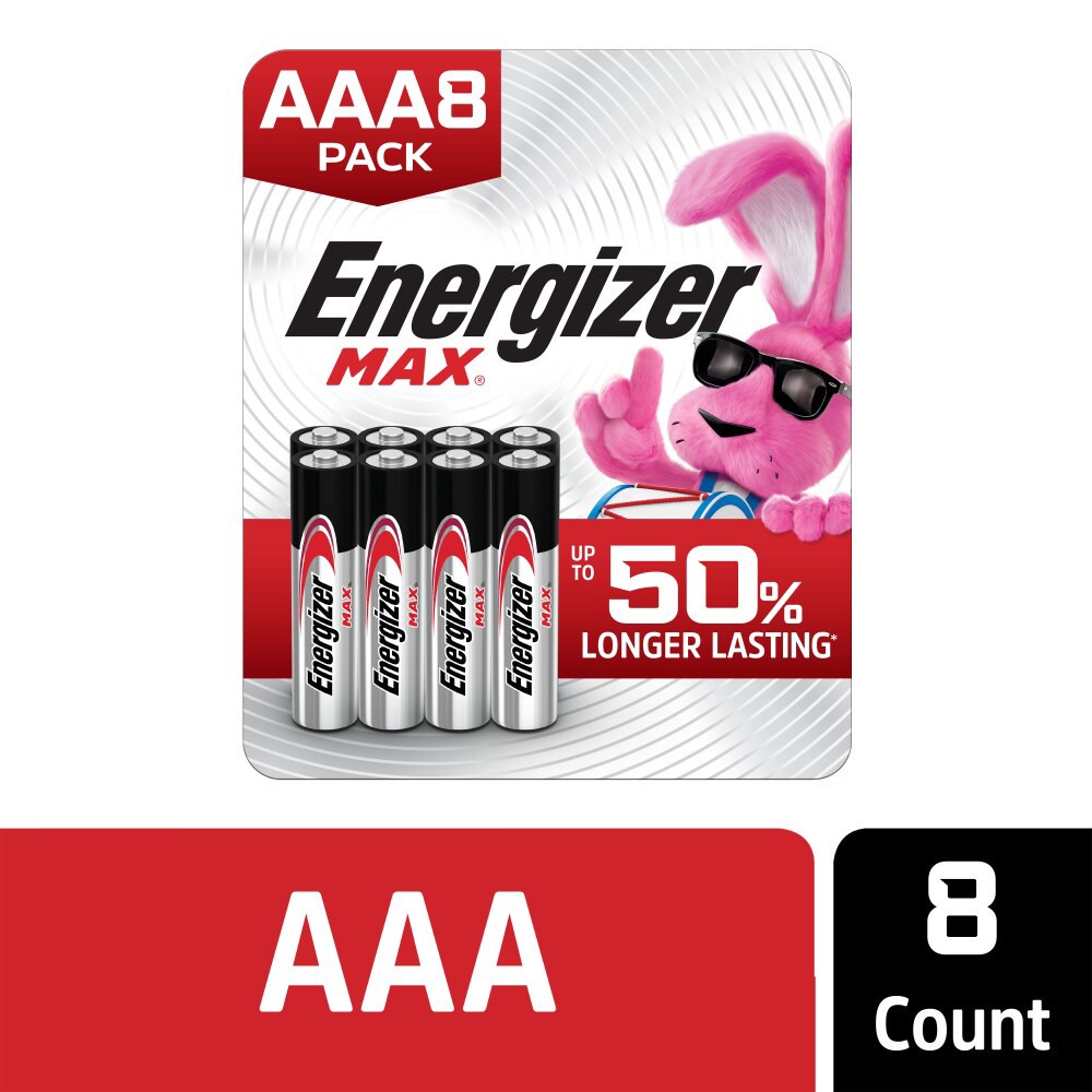 slide 4 of 6, Energizer Max AAA Alkaline Batteries 8 Each, 8 ct