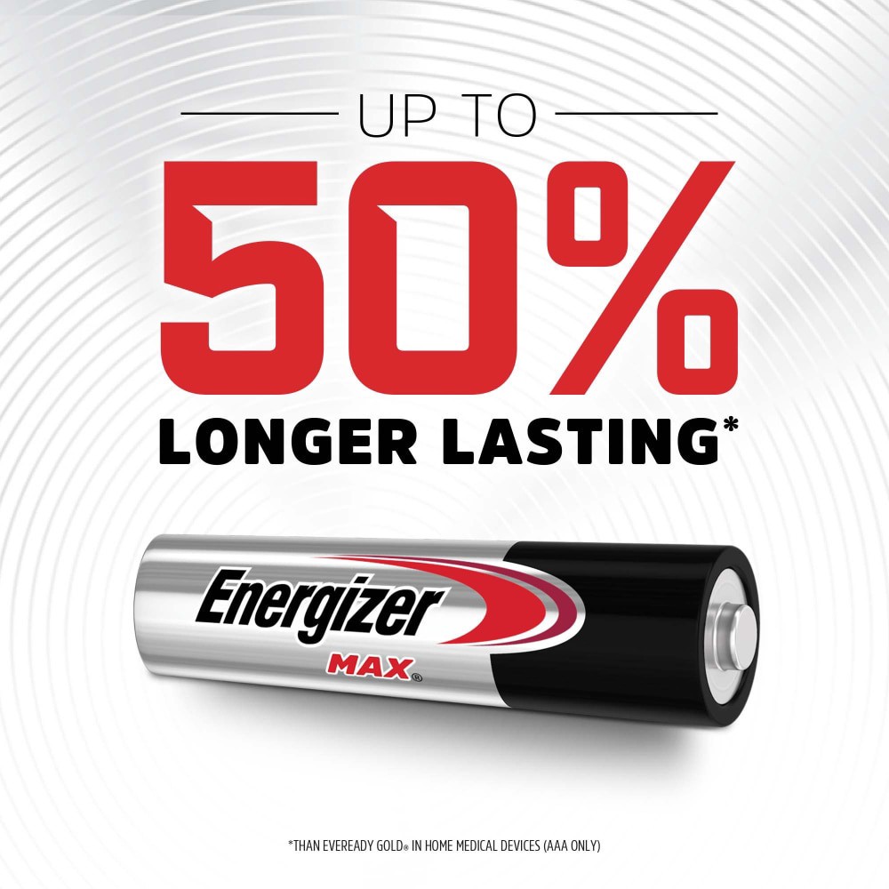slide 3 of 6, Energizer Max AAA Alkaline Batteries 8 Each, 8 ct