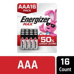 Energizer Max AAA Alkaline Batteries 16 Each