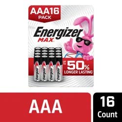 Energizer Max AAA Alkaline Batteries 16 Each