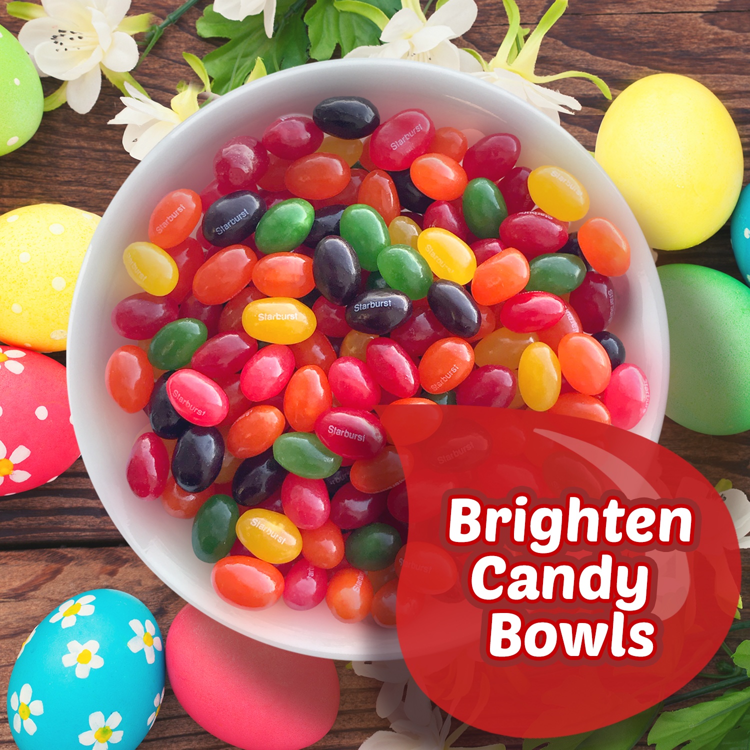 slide 7 of 7, STARBURST Original Easter Jelly Beans Chewy Candy, 14 oz Bag, 14 oz