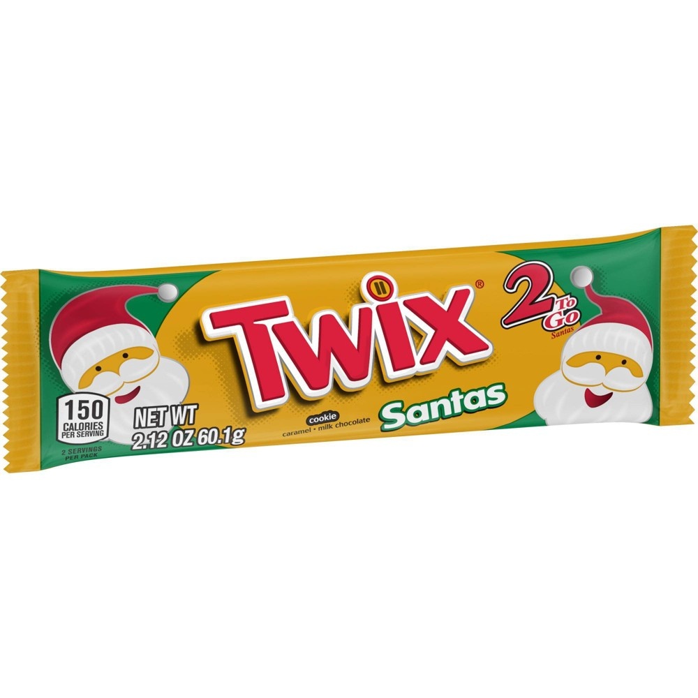slide 3 of 6, TWIX Christmas 2 Go Santa Bar (Where Available), 2.12 oz