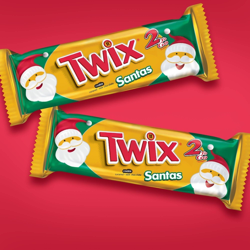 slide 4 of 6, TWIX Christmas 2 Go Santa Bar (Where Available), 2.12 oz