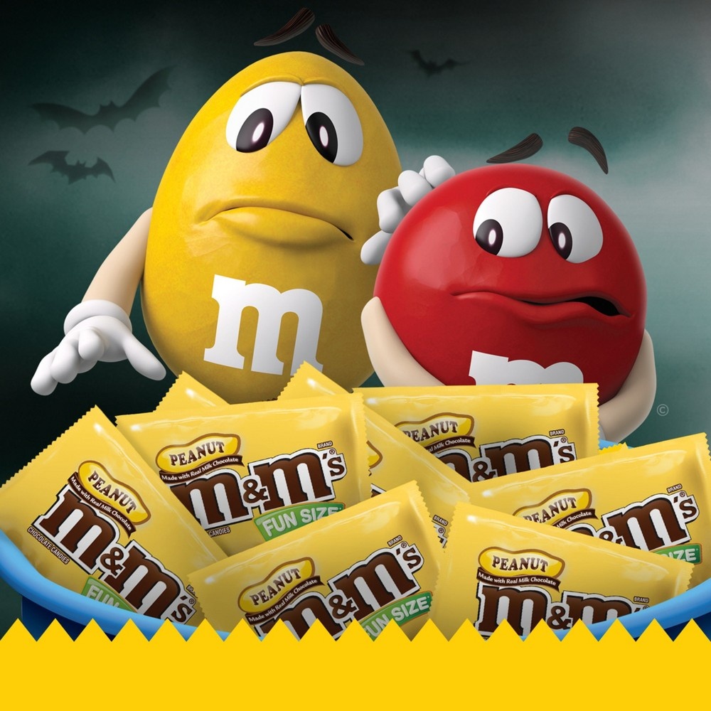 Mars M&M's Fun Size Peanut Milk Chocolate Candies, 11.23 Oz. 