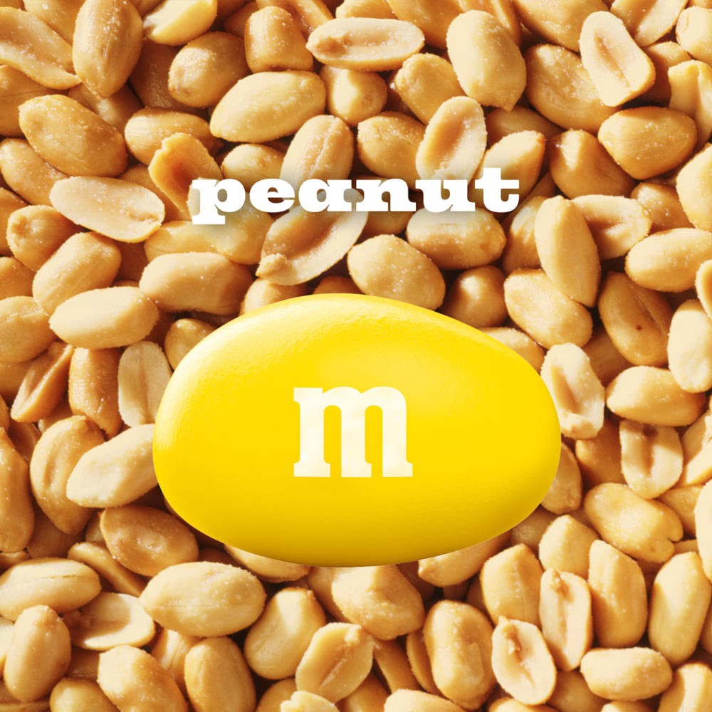 slide 4 of 6, M&M'S Peanut Milk Chocolate, Sharing Size, 10.05 oz Resealable Bag, 10.05 oz