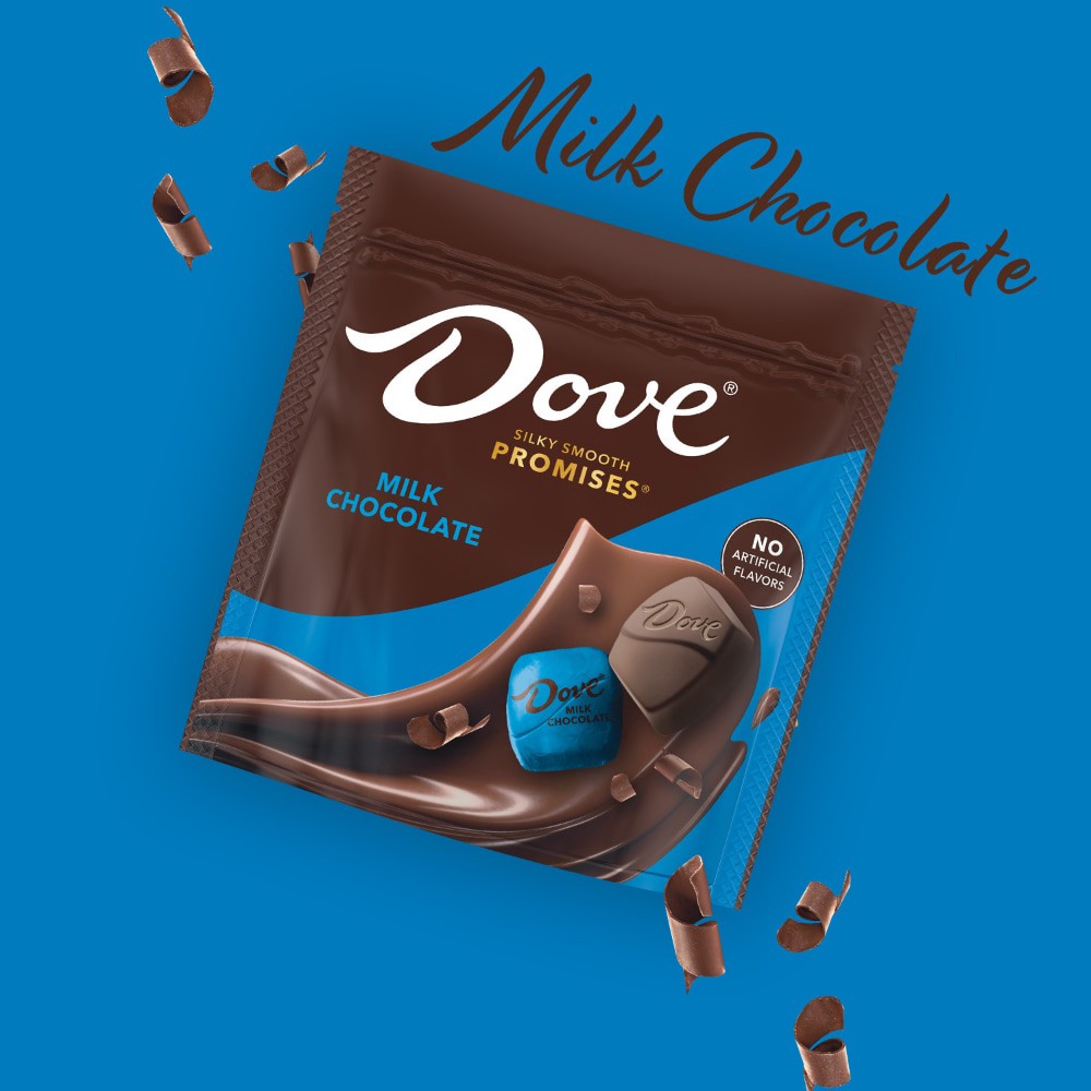 slide 3 of 6, DOVE PROMISES Milk Chocolate Candy Bag, 7.61-Ounces, 7.61 oz