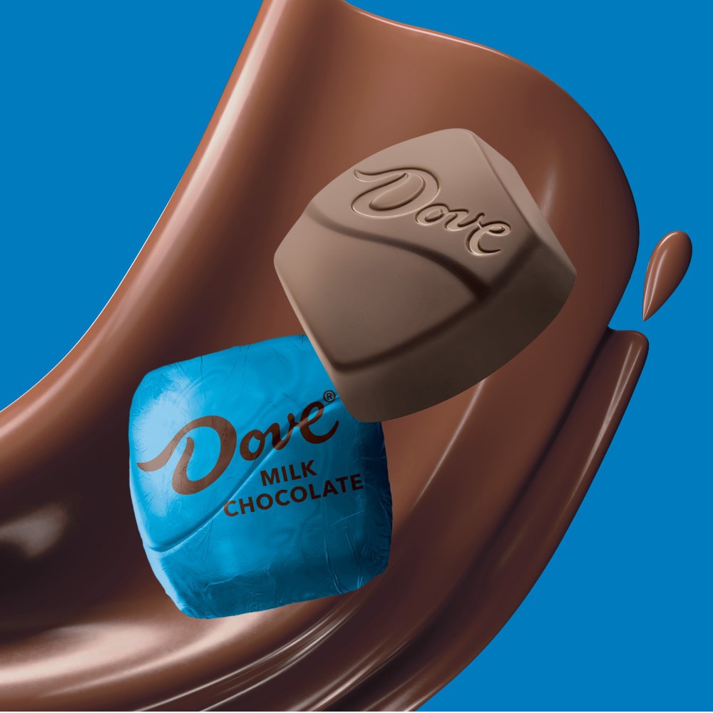 slide 4 of 6, DOVE PROMISES Milk Chocolate Candy Bag, 7.61-Ounces, 7.61 oz