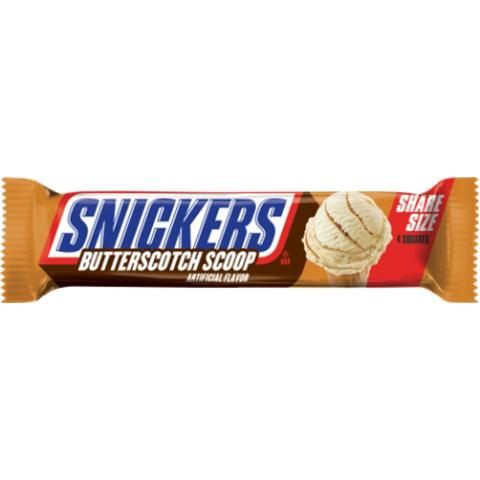 slide 1 of 1, Snickers Share Size Butterscotch Scoop, 3.29 oz