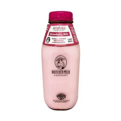 Nutcher Strawberry Milk 32 Oz