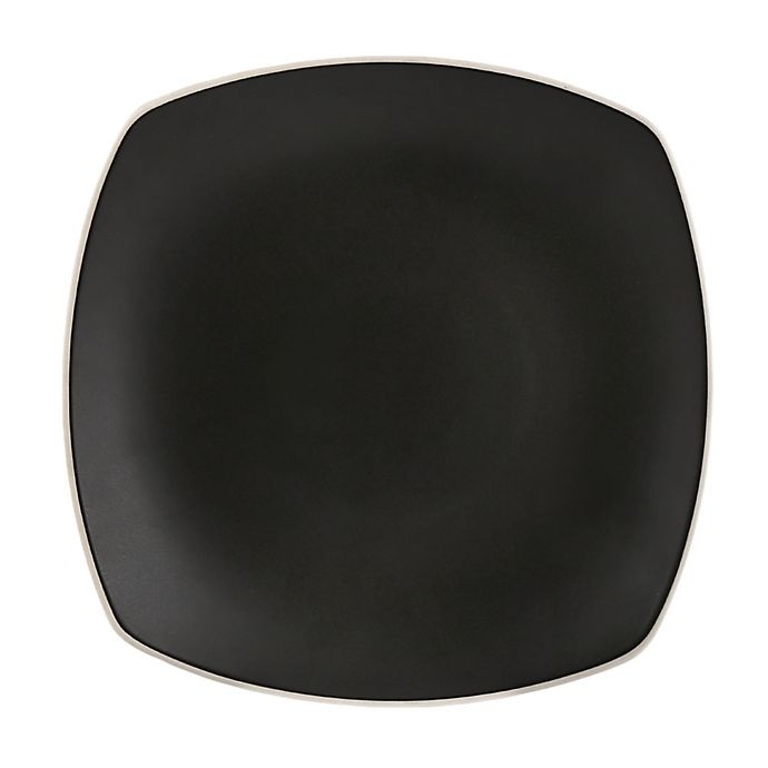 slide 1 of 1, Artisanal Kitchen Supply Edge Square Dinner Plate - Graphite, 1 ct