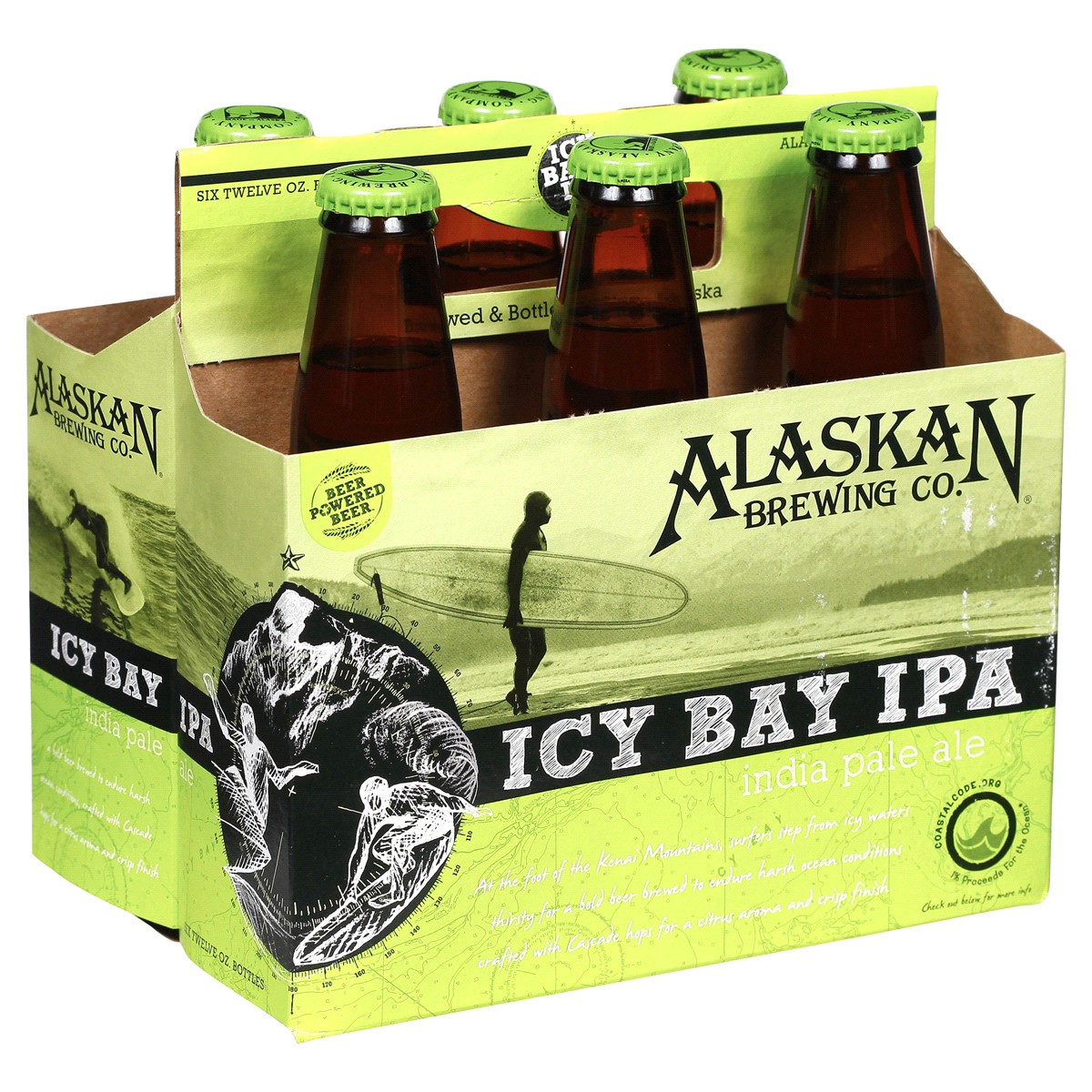 slide 2 of 5, Alaskan Icy Bay IPA Bottles, 1 ct