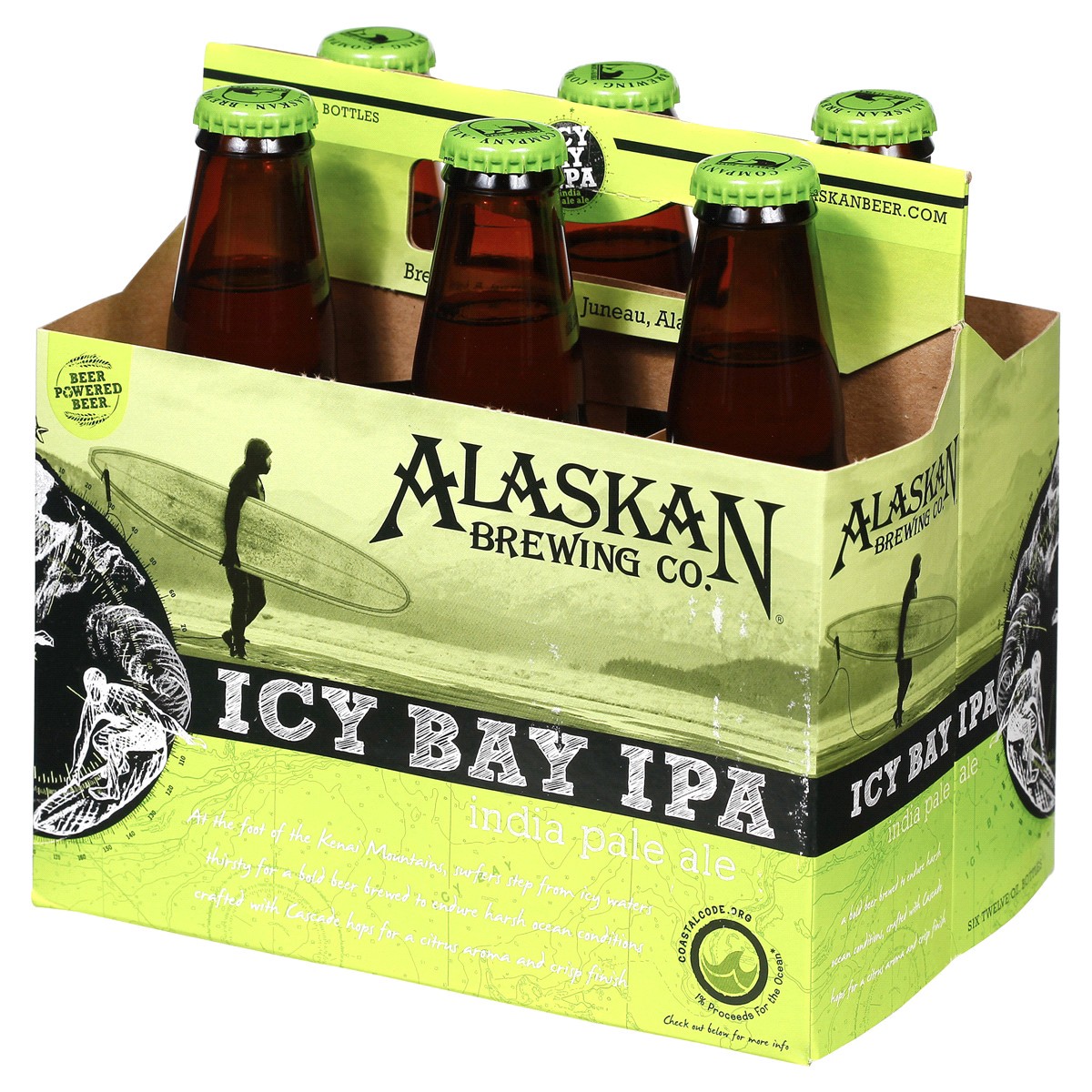 slide 5 of 5, Alaskan Icy Bay IPA Bottles, 1 ct