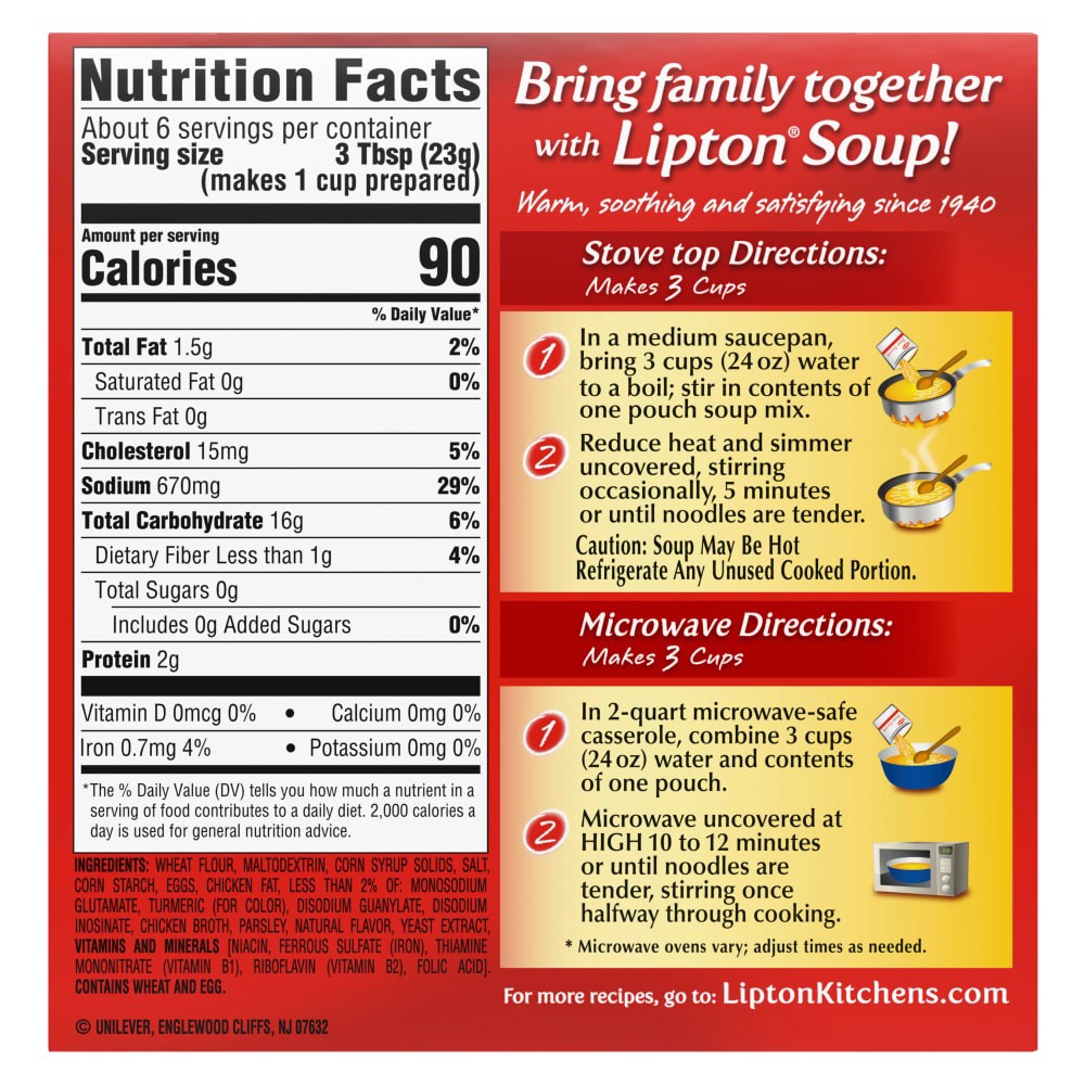 slide 4 of 6, Lipton Soup Mix 2 ea, 2 ct