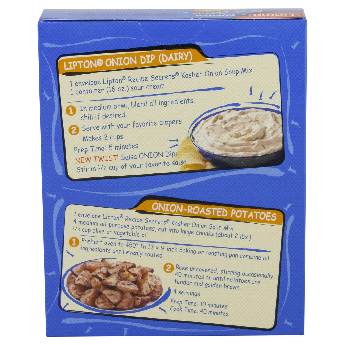 slide 5 of 6, Lipton Recipe Secrets Recipe Soup & Dip Mix Onion Recipe - 2 Count, 2 ct