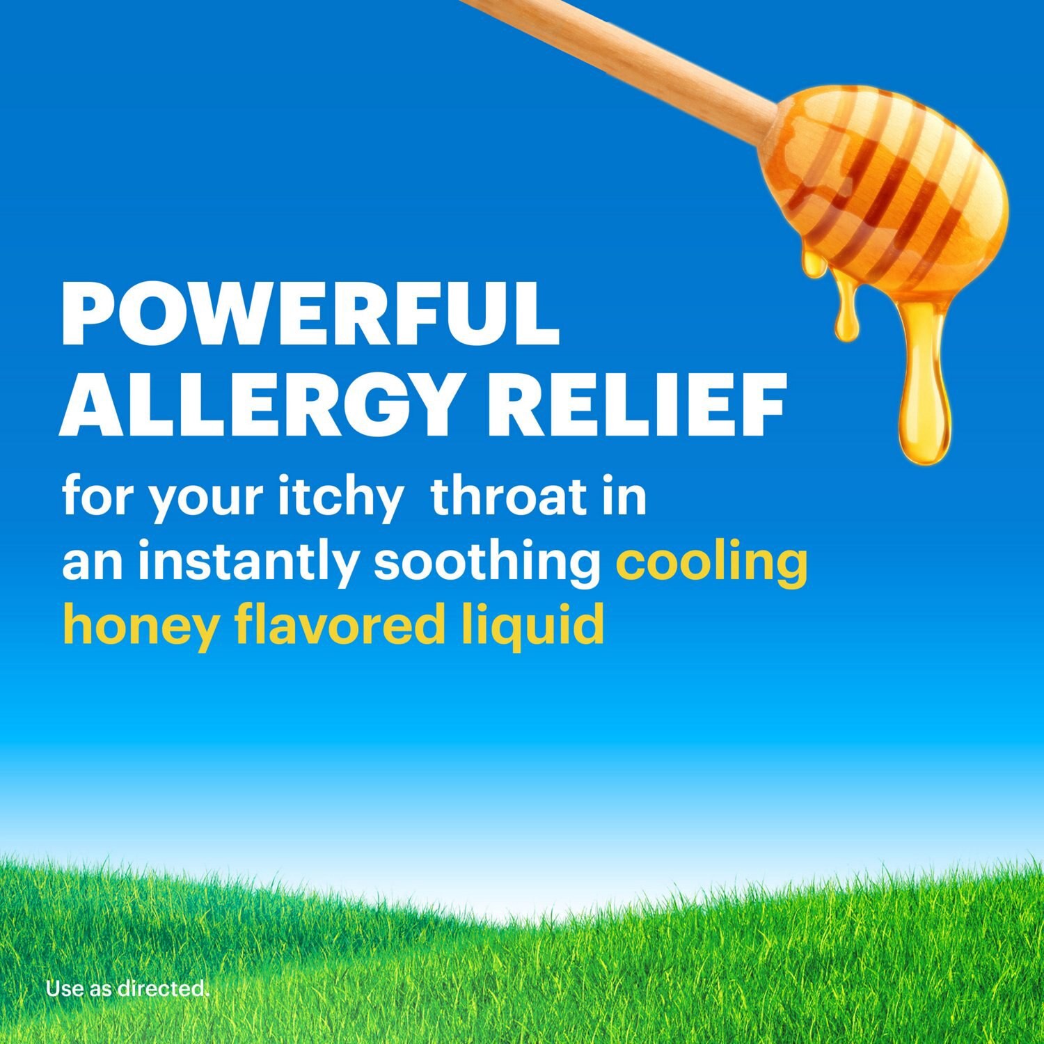 slide 7 of 8, Claritin Liquid Non-Drowsy Cooling Honey Flavored Indoor and Outdoor Allergies 2.7 fl oz, 2.7 fl oz