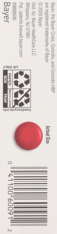 slide 2 of 4, Coricidin Hbp Cold & Flu Value Size, 40 ct