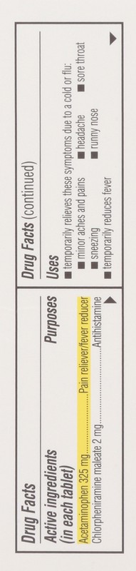 slide 3 of 4, Coricidin Hbp Cold & Flu Value Size, 40 ct