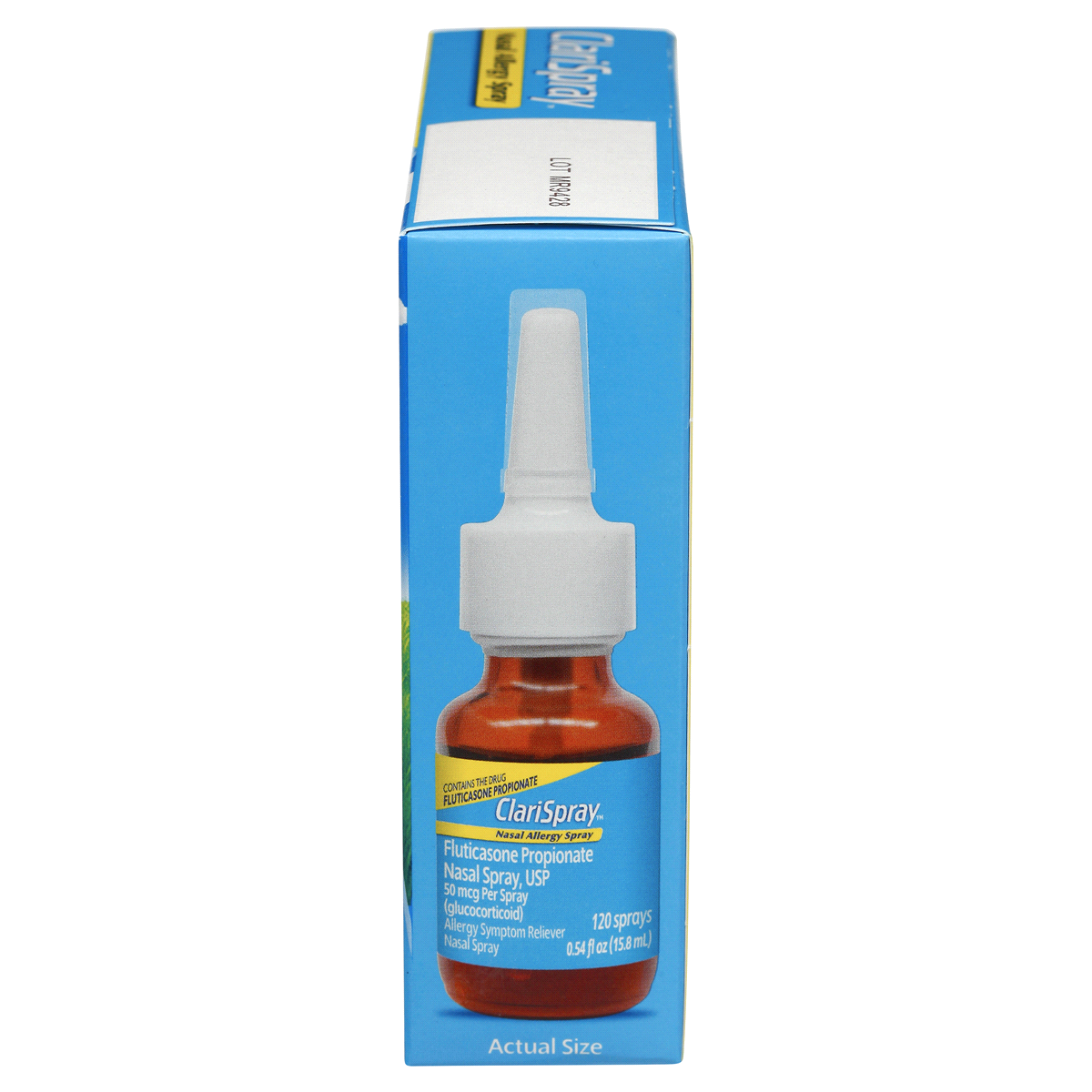 slide 5 of 8, Claritin Clarispray Nasal Allergy Spray Fluticasone 120 Sprays, 0.54 fl oz