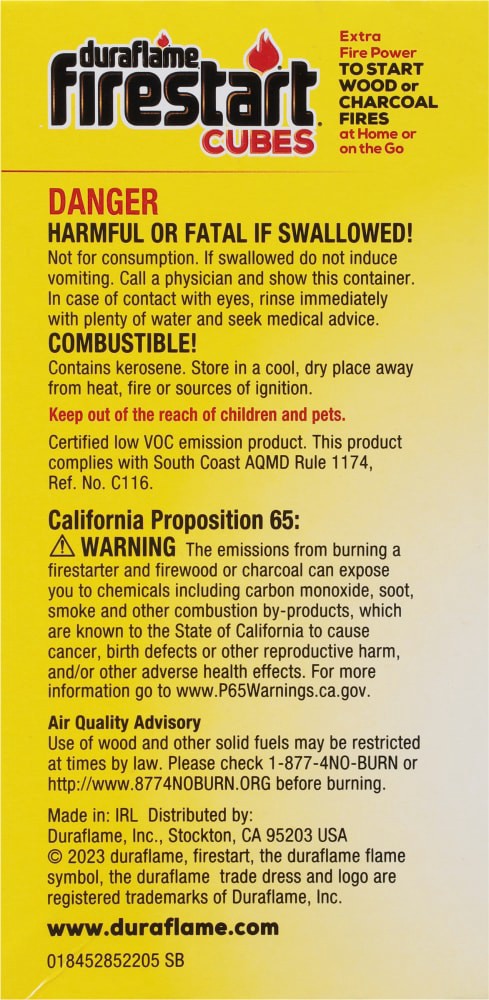 slide 3 of 3, Duraflame Firestart Cubes Firestarters 18 ea, 18 ct
