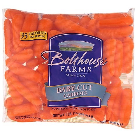 slide 1 of 1, Bolthouse Farms Carrots Baby Peeled - 16 Oz, 16 oz