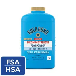 Gold Bond Medicated Maximum Strength Foot Powder Talc-Free