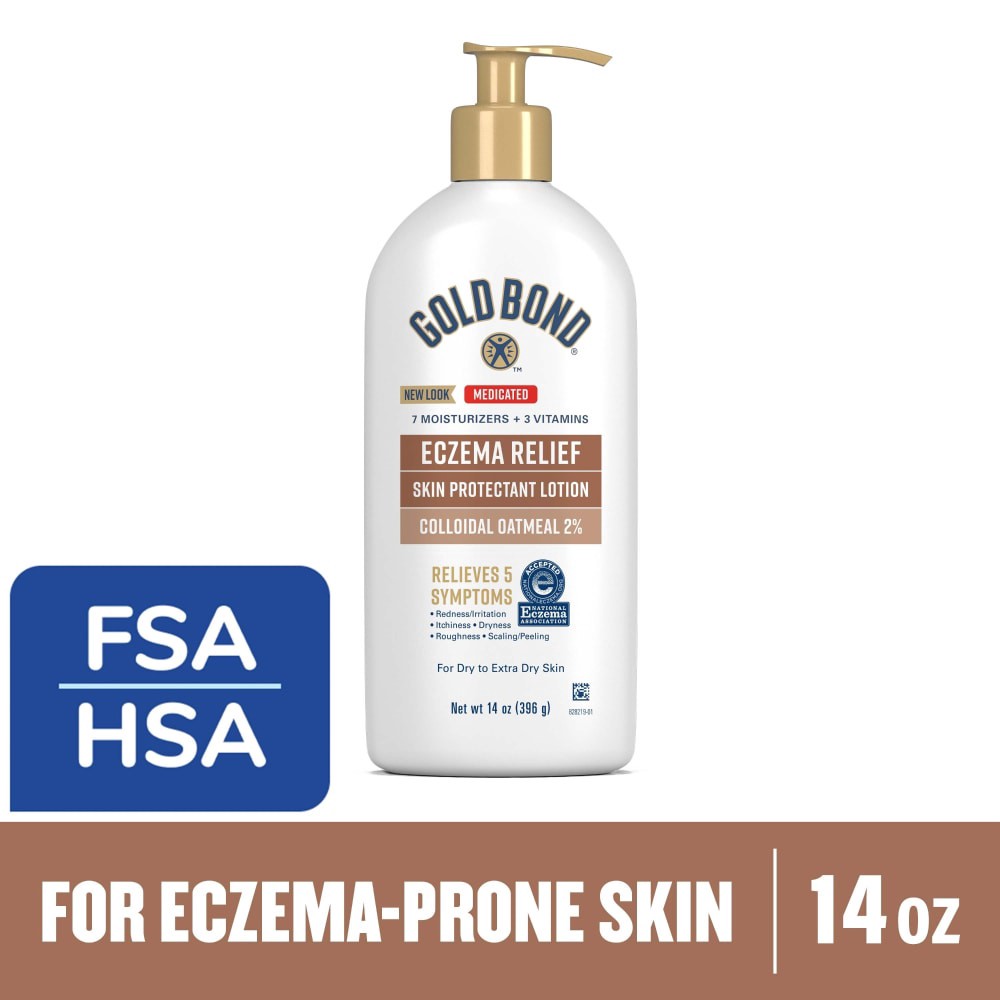 slide 5 of 6, Gold Bond Ultimate Eczema Relief Lotion (14 Oz), 14 oz