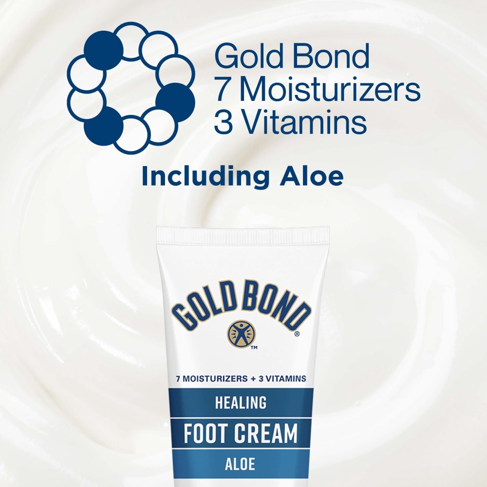 slide 2 of 6, Gold Bond Healing Foot Cream (4 Oz), 4 oz