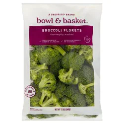 Bowl & Basket Broccoli Florets, 12 oz bag