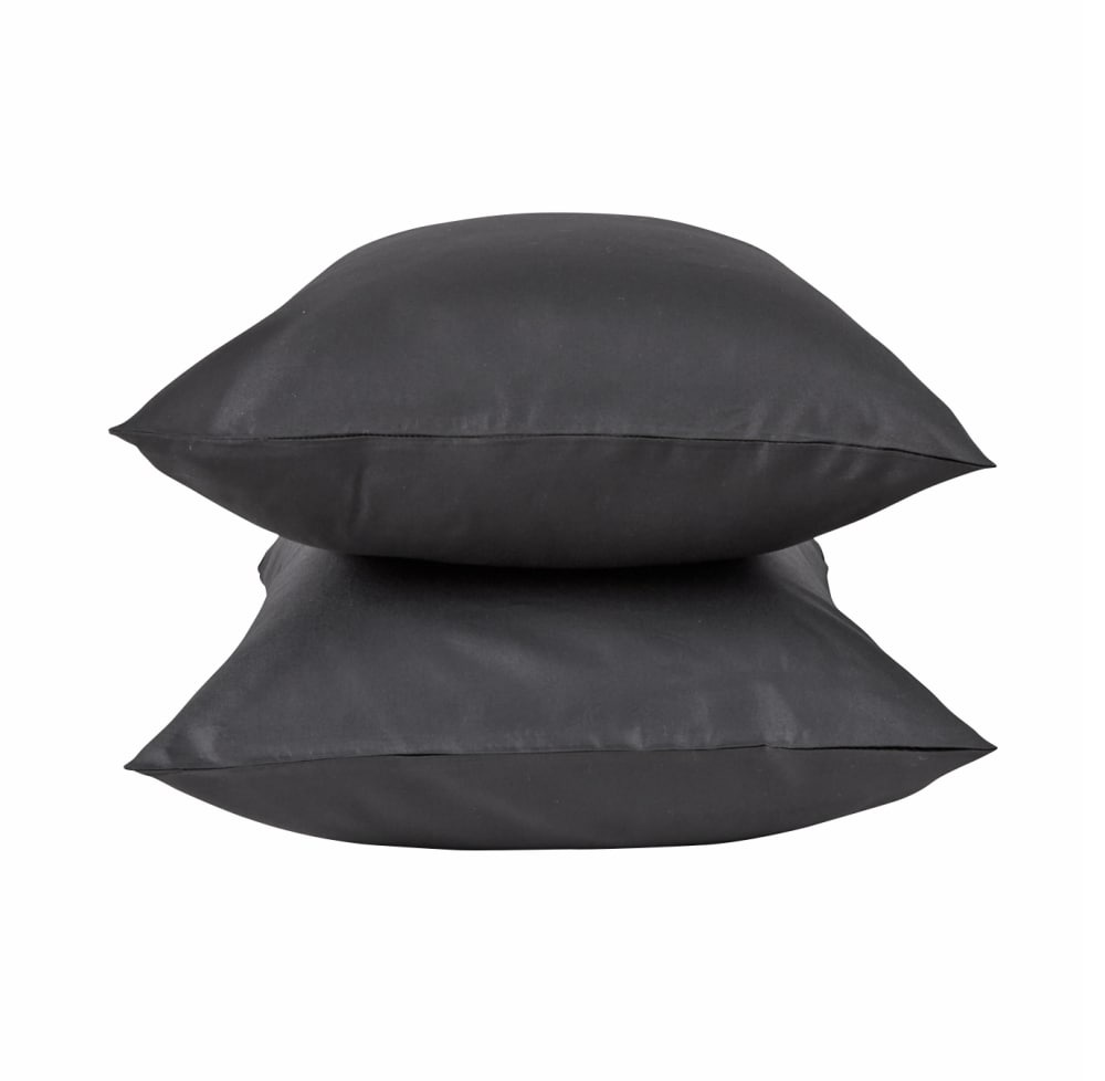 slide 1 of 1, Everyday Living 250 Thread Count Pillow Cases - Anthracite - Standard, standard