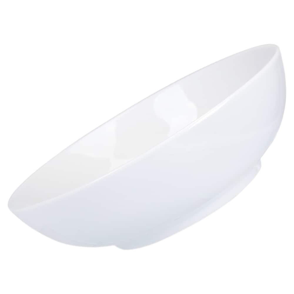 slide 3 of 6, Dash Of That Ceramic Low Serve Bowl - White, 9 in