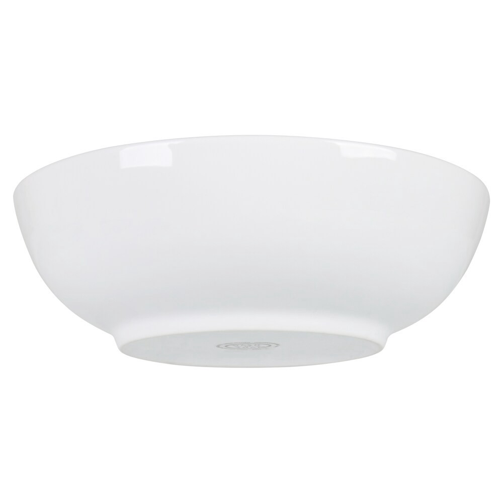 slide 6 of 6, Dash Of That Ceramic Low Serve Bowl - White, 9 in