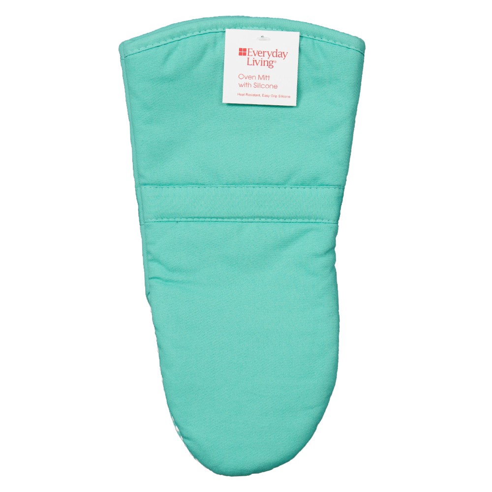 slide 3 of 3, Everyday Living Silicone Puppet Mitt - Teal, 13 in