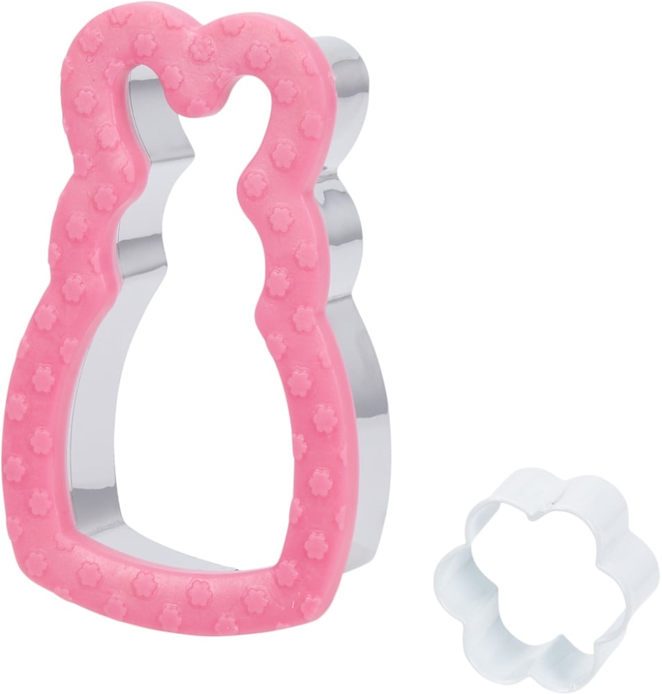 slide 1 of 1, Holiday Home Bunny And Flower Cookie Cutter Set, 2 ct