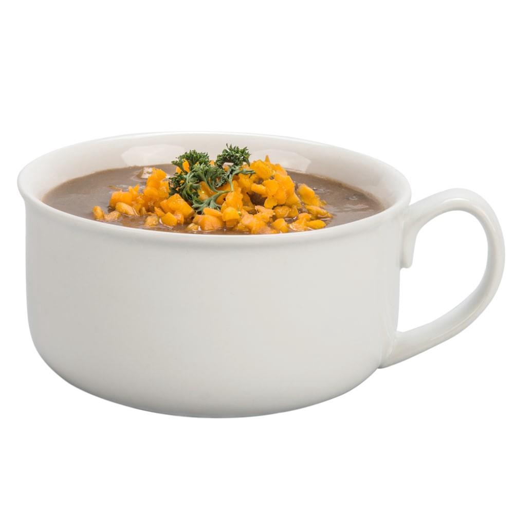 slide 3 of 4, BIA Cordon Bleu Dash Of That Soup Bowl With Handle - White, 20 oz