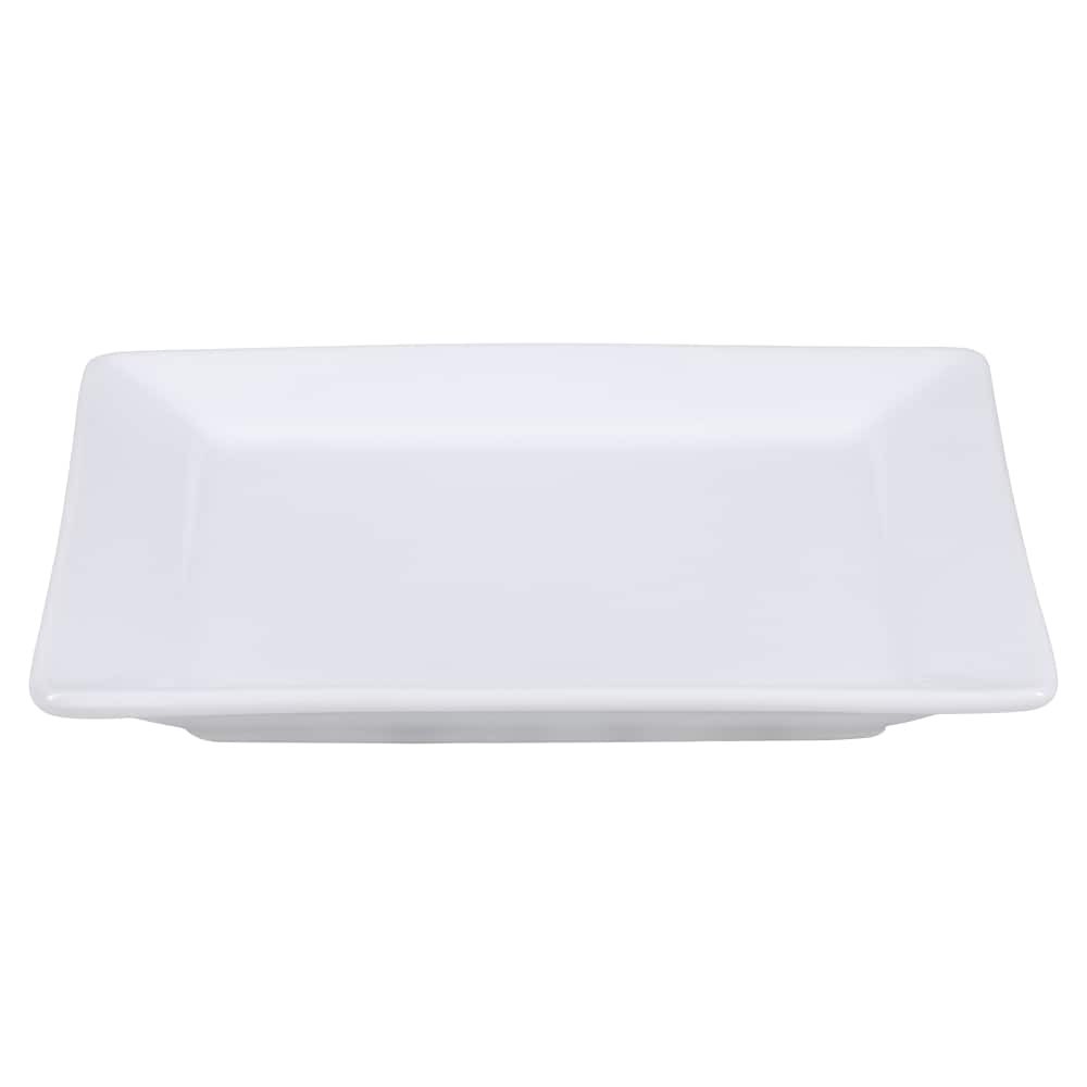 slide 2 of 6, BIA Cordon Bleu Dash Of That St John Square Rimmed Plate - White, 5 in