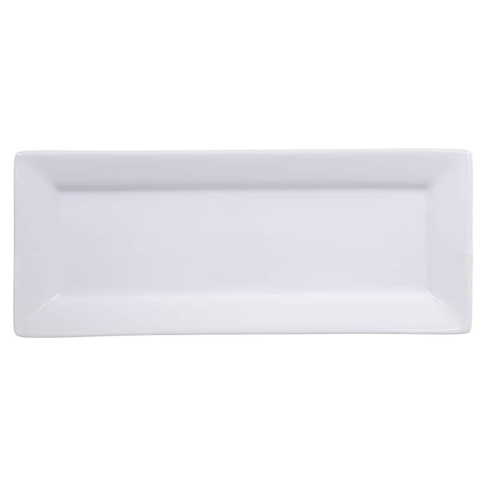 slide 4 of 6, Dash Of That St John Rimmed Rectangular Platter - White, 1 ct