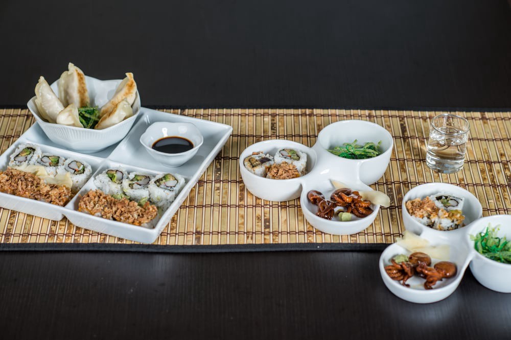 slide 2 of 6, BIA Cordon Bleu Dash Of That Broadway Divided Square Serving Dish - White, 10 in x 10 in