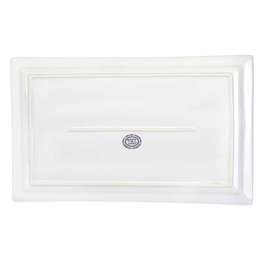 slide 3 of 6, Dash Of That Fremont Rectangular Serving Platter - White, 18 in