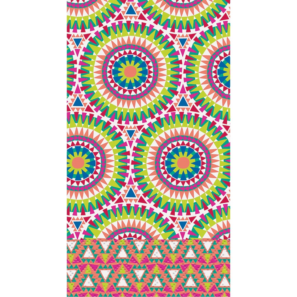 slide 3 of 4, Kroger Entertainment Essentials Medallion Pink Guest Napkins, 24 ct