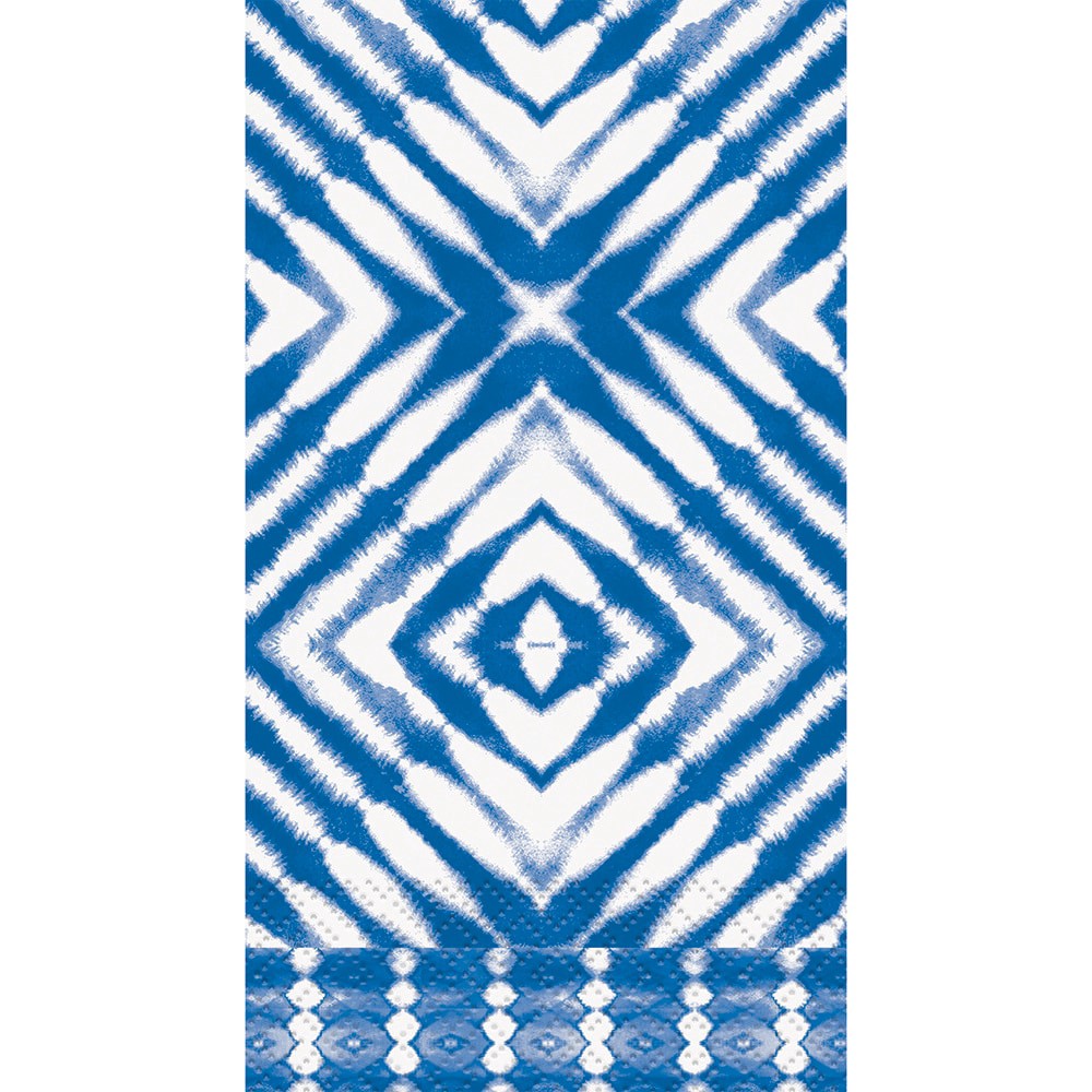 slide 4 of 4, Kroger Entertainment Essentials Shiborhi Diamond Guest Napkins - Blue, 24 ct