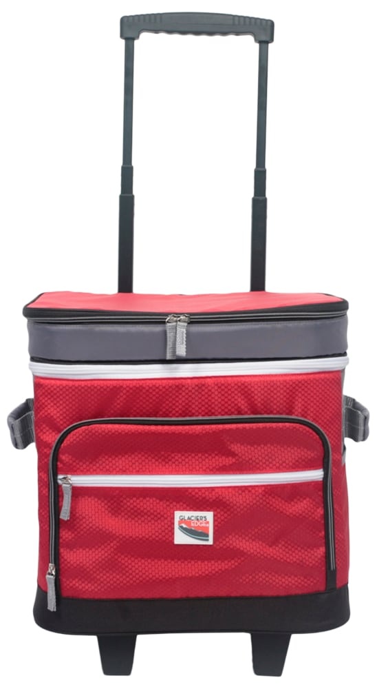 slide 1 of 1, Glacier's Edge Collapsible Cooler - Red, 1 ct