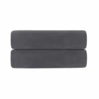 slide 1 of 1, Everyday Living Jersey Standard Pillow Case - Charcoal, 2 ct / standard
