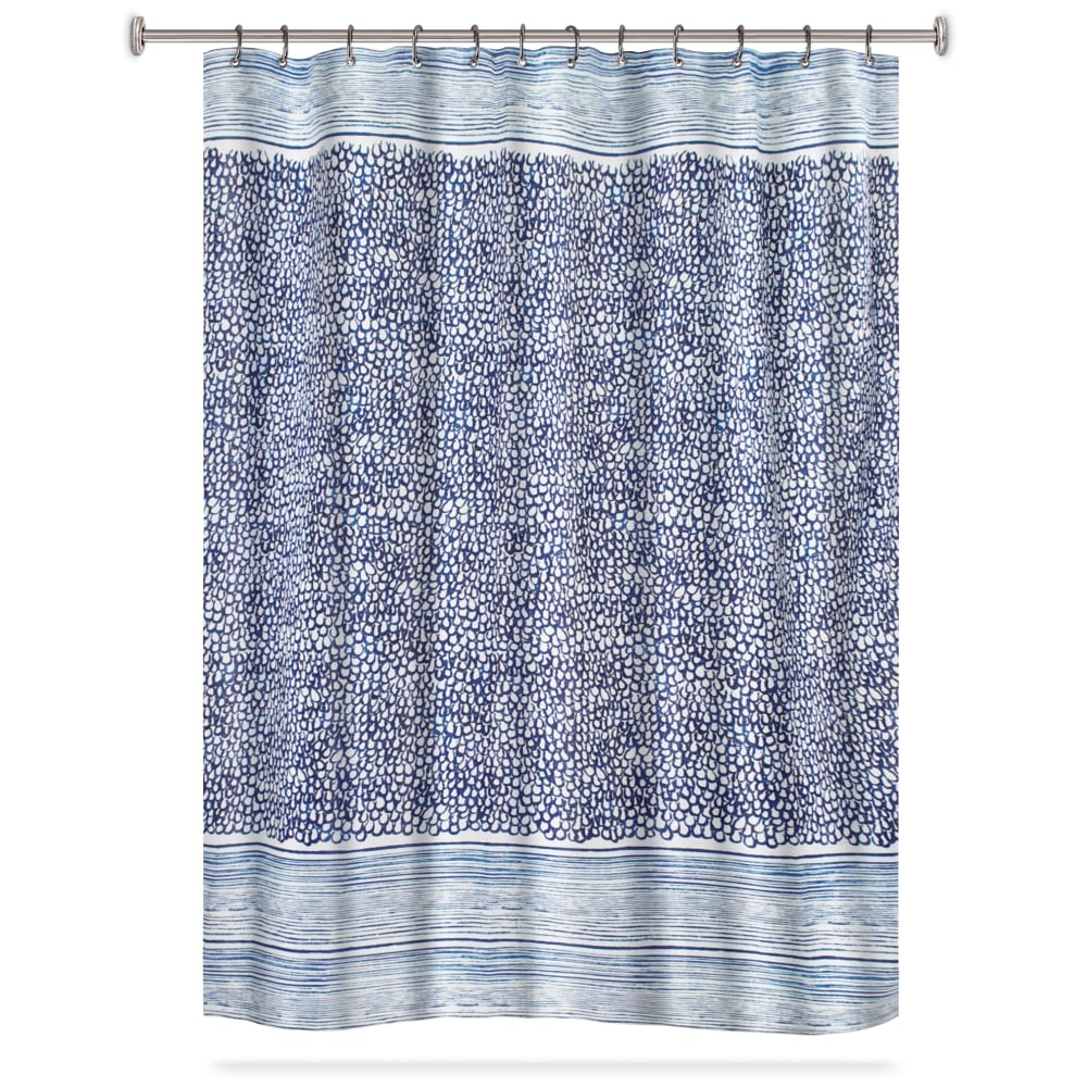 slide 1 of 1, Hd Designs Marine Fabric Shower Curtain, 1 ct